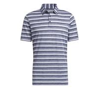 adidas Mens Two Color Striped Golf Polo Shirt Collegiate Navy XXL