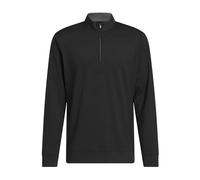 Adidas Mens Ultimate 365 Classic Quarter Zip Sweatshirt - Black - S - Black - 79% Recycled Polyester/21% Elastane