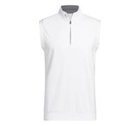 adidas Men's Ultimate365 Classic Quarter-Zip Vest Coat, White, S