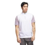 adidas Men's Ultimate365 Classic Quarter-Zip Vest Coat, white, XXL