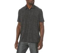 adidas Men's Ultimate365 Mesh Print Polo Shirt, Carbon/Black, Large