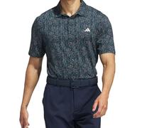 adidas Men's Ultimate365 Power Grid Print Polo Shirt, Collegiate Navy, XXL