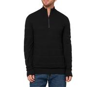 adidas Men's Ultimate365 Tour Wind Knit Quarter-Zip Jacket, Black, M