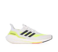 adidas Mens Ultraboost 21 Running Shoes in White - Black & Silver Textile - Size UK 7.5