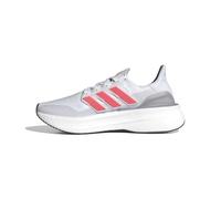 adidas Men's Ultraboost Light 2.0 Running Shoes, White Solar Red Halo Silver, 11 UK