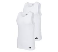 Adidas Men's Undershirts, 2-Pack - Ergonomic Tank Top 2PK, Active Flex Cot...