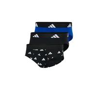 3 Pack Active Flex Cotton Briefs Blue/Black/Pattern XXL