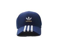 adidas Mens Unisex Originals Archive 3 Stripes Baseball Cap Hat IL4881 in Navy Blue Size Large - Extra Large