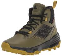 adidas Men's Unity Leather Mid Cold.rdy Walking Shoe, Focus Olive/Black/Pulse Olive, 10.5 UK