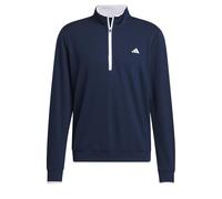 adidas-MENS UPF LIGHTWEIGHT QUARTER ZIP PULLOVER-Blue-L