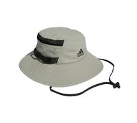 adidas Men's Victory 3 Bucket Hat, Feather Grey/Black, Small-Medium