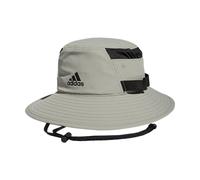 adidas Men's Victory 3 Bucket Hat, Feather Grey/Black, Small-Medium