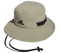 adidas Men's Victory 4 Bucket Hat, Feather Grey/Black, S/M