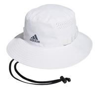 adidas Men's Victory 4 Bucket Hat, White/Onix Grey, Large-X-Large