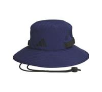 adidas Men's Victory Bucket Hat Outdoors and Sideline Wide Brim Style for Sun Protection Floppy Hat, Dark Blue/Black/5.0, L