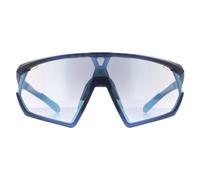 adidas Men's Visor Frosted Dark Blue Vario Azure Mirror Blue SP0001 Adidas Blue One Size