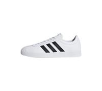 adidas Men's VL Court 2.0 Shoes, Cloud White/Core Black/Core Black, 10 UK