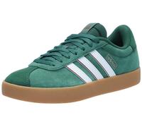 adidas Men's Vl Court 3.0 Sneaker, Dark Green/White/Collegiate Burgundy, 4 UK