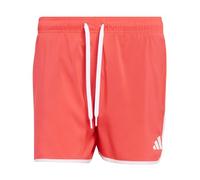 adidas Men's Water Reactive Graphic Swim Shorts 5 INCH, Lucid red/White, L