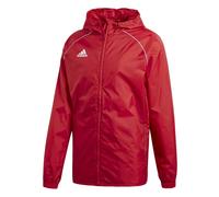 Adidas Mens Waterproof Jacket Water Resistant Hooded Football School Rain Coat