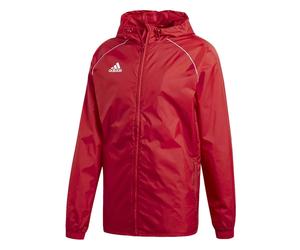 Adidas Mens Waterproof Jacket Water Resistant Hooded Football School Rain Coat