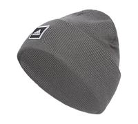 adidas Mens Wide Cuff Beanie, Tall Fit Slouchy Cuffed Acrylic Knit Hat/Cap for Winter, Grey Four/Black/White, One Size