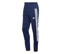 adidas Men's WORKOUT ESSENTIALS ALL-SET 3-STRIPES KNIT PANT, dark blue/white, XL