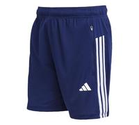 adidas Men's Workout Essentials Base 3-Stripes Pique Short 7Inch Shorts, Dark Blue/White, 4XL