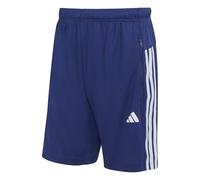 adidas Men's Workout Essentials Base 3-Stripes Pique Short 9inch, Dark Blue/White, S Tall