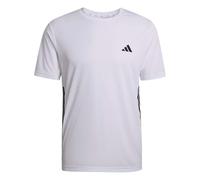 Adidas Workout Essentials Base 3 Stripes Short Sleeve T-shirt White 2XL / Regular Men