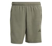 adidas Men's Workout Essentials Base Melange Woven Short Shorts, Olive strata Mel., XL 7 inch