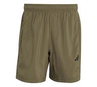 adidas Men's Workout Essentials Base Woven Short Shorts, Olive strata, S 7 inch