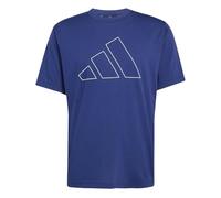 adidas Men's Workout Essentials Feelready Logo Shirt, Dark Blue, S