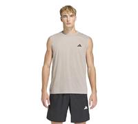 Adidas Men's Workout Essentials FEELREADY Sleeveless T-Shirt XL Medium Grey Heather