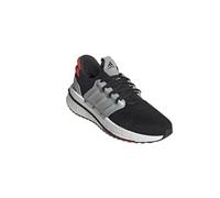 adidas Men's X_PLR Boost Sneaker, Black/Black/Bright Red, 9.5