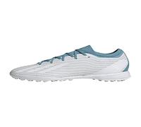 adidas Men's X Speedportal.3 Turf Soccer Shoes, Wht/Wht/Preblu, 4.5 UK