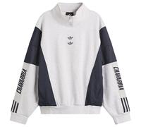 Adidas Men's x Willy Chavarria Watsonville Mock Neck Light Grey Heather/Legend Ink