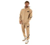 adidas Men Z.N.E. Full Zip Hooded Track Jacket Grey