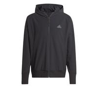 adidas Mens Z.N.E. Woven Full-Zip Hooded Track Top in Black - Size X-Large