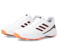 adidas Men's ZG23 Golf Shoe, Footwear White/Core Black/Semi Solar Red, 8.5 Wide