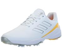 adidas Men's ZG23 Golf Shoe, Ftwrwhite/Silvermet/Spark, 8.5 UK