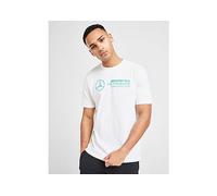 adidas Men's Mercedes - AMG Petronas Formula ONE Team DNA Graphic TEE Men, White/semi Mint Rush, XS
