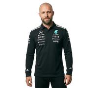 Adidas Mercedes-amg Petronas F1 Team Engineers Long Sleeve Polo
