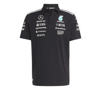 Adidas Mercedes AMG Petronas Formula One Mens Team Polo Shirt Size: XXL, Colour: Black