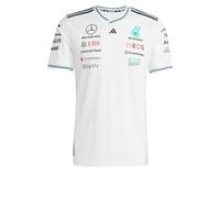 adidas Mercedes - AMG Petronas Formula ONE Team Driver Jersey Authentic, Recycled Polyester, White