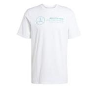 Adidas Mercedes AMG Petronas Formula One Team Mens DNA Graphic T-Shirt Size: Large, Colour: White