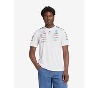 Mercedes AMG Petronas adidas F1 2025 Team Driver T-Shirt - White