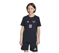 Adidas Messi Name&number Graphic Short Sleeve T-shirt Black 9-10 Years Boy