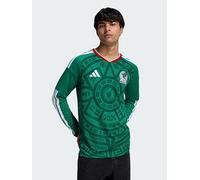Adidas Mexico 26/27 Replica Home Long Sleeve T-shirt Green L Men