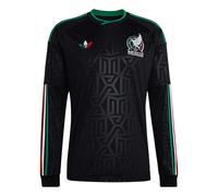 adidas Mexico 26 Third Long Sleeve Asia Sizing 'Black' KA3988 XXL